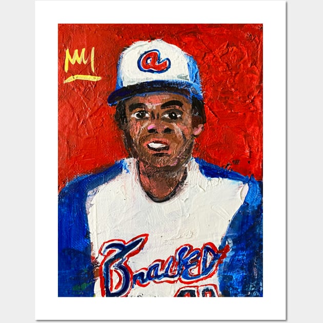 Hank Aaron Wall Art by ElSantosWorld